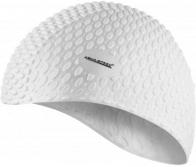 Шапочка для плавания Aqua Speed Bubble Белый One Size (1000-102-05)
