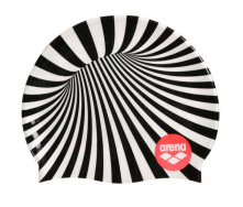 Шапочка для плавания Arena Print 2 White Black One Size (1097-1E368-257 UNI)