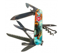 Складной нож Victorinox Huntsman Zodiac Боевой дракон (1.3713.7.Z3230p)