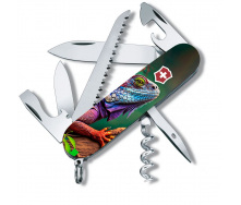 Складной нож Victorinox Camper Animal 91 мм 14 функций Хамелеон (1.3613.3_F1020pw)