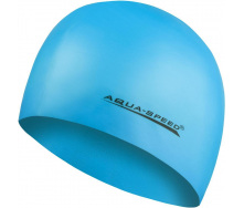 Шапочка для плавания Aqua Speed Mega Светло-голубой One Size (1000-100-30)