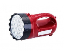 Фонарь ручной, встроенный аккумулятор YAJIA YJ-2820 (19 +15 LED) 3 режима Красный