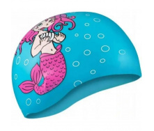 Шапочка для плавания Aqua Speed ​​Kiddie Blue One Size (1000-142-Mermaid)