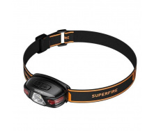 Фонарь налобный аккумуляторный HL63 Superfire 450 Lumen IP44