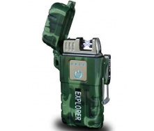 Зажигалка электроимпульсная аккумуляторная Explorer Lighter JL 317 6863 Камуфляж