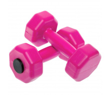 Гантели для фитнеса пластиковые Champion TA-9820-1 2 шт 1 кг Розовый