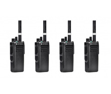 Комплект 4 шт рация Motorola DP4400e VHF AES-256 шифрование