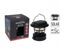 Фонарик кемпинговый Redcliffs Solar USB 200 lm Черный (958202)