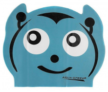 Шапочка для плавания Aqua Speed Zoo Latex Turquoise One Size (1000-116-ufo)