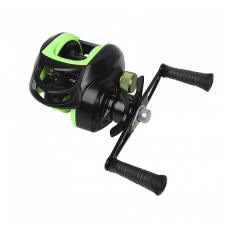 Катушка рыболовная мультипликаторная yumoshi AK 201 Black-Green Left 6294-85959