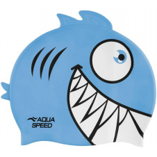 Шапочка для плавания Aqua Speed Zoo Pirana Бирюзовый One Size (1000-246-02)