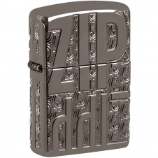 Зажигалка бензиновая Zippo Logos Design Серый (46312)