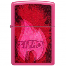 Зажигалка бензиновая Zippo Abstract Zippo Design Розовый (46572)