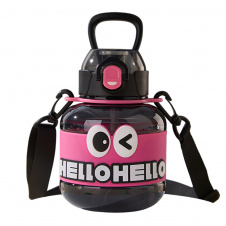Детская бутылка для воды YIWU Hello-Hello 680 мл Черный (HP-14-46B)