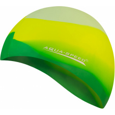 Шапочка для плавания Aqua Speed Bunt Зелено-желтый One Size (1000-113-72)