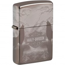 Зажигалка бензиновая Zippo Harley Davidson Серый (48799)