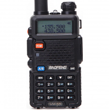 Рация Baofeng UV-5R Black + Гарнитура Baofeng c кнопкой РТТ