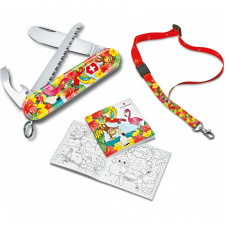 Набор подарочный детский Victorinox My First Children Set Animal Edition Parrot нож 84 мм/9 функций (0.2373.E3)