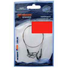 Поводок Ukrspin Orange Spinning плетенный сталь AFW 7х7 30 см 18 кг 40 lb/0.46 мм 2 шт Серый (1013-1590.03.55)