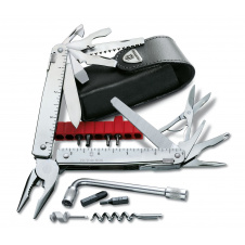 Мультитул Victorinox Swisstool Plus в кожаном чехле 38 функций (3.0338.L)