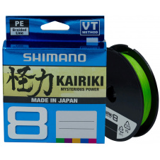 Шнур Shimano Kairiki 8 PE Mantis Green 150м 0.10мм 6.5кг/14lb (2266-96-90)