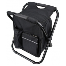Стул - рюкзак складной 3в1 с термосумкой BackPack Черный