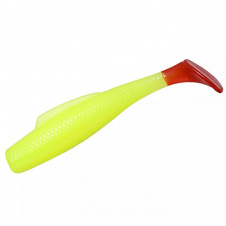 Силікон ZMAN Minnowz 3" 6pc #Chartreuse/Red Tail (672751 / GMIN-75PK6)