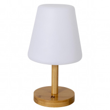 Ліхтар кемпінговий Bo-Camp Cambridge Rechargeable 200 Lumen Bamboo Бело-коричневый (5818792)