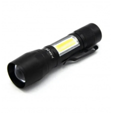 Ручной фонарь X-BALOG BL-513-XPE+COB zoom + microUSB + 3 режима
