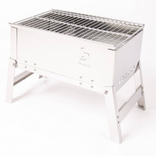 Гриль угольный Bo-Camp Compact Delux 330х225х275 мм Silver (8108360)