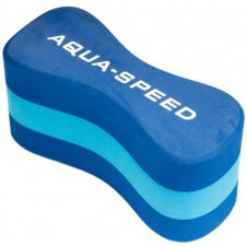 Колобашка для плавания Aqua Speed Junior 3 layers Pullbuoy 20 x 8 x 10 cм 6778 Синяя с голубым (149-01)