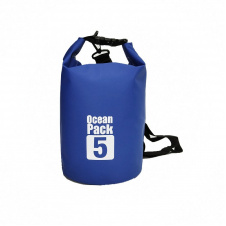 Водонепроницаемая сумка рюкзак гермомешок с шлейкой на плечо Ocean Pack 5 л Blue (55355235)