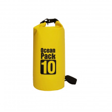 Водонепроницаемая сумка рюкзак гермомешок с шлейкой на плечо Ocean Pack 10 л Yellow (55358215111)