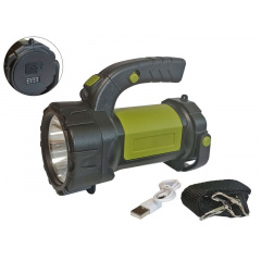 Фонарь ручной HeadLight A-T80B со встроенным аккумулятором 2400 mAh Косов