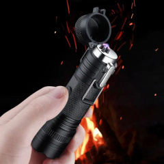 USB-Зажигалка с фонариком Solve Black KT6007902 Тячів