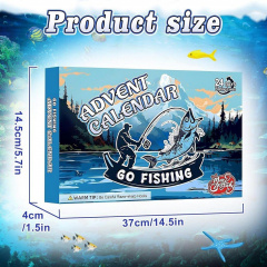 Адвент-календарь для рыбалки Fishing box 24в1 Fishing Tackle (H051244) Южноукраїнськ