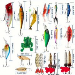 Адвент-календарь для рыбалки Fishing box 24в1 Fishing Tackle (H051244) Южноукраїнськ