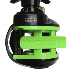 Катушка рыболовная мультипликаторная yumoshi AK 201 Black-Green Left 6294-85959 Енергодар