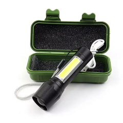 Кемпинговый ручной фонарик на аккумуляторе Bailong BL-511 COB в кейсе (1756375766) Олександрія
