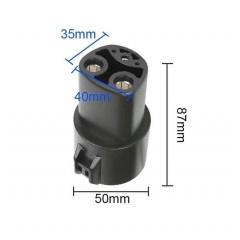 Переходник Type 1 J1772-Tesla Bluefield Black (92050569) Балаклея