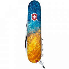 Складной нож Victorinox Spartan Ukraine 91 мм 13 функций Желто-синий (1.3603.7_T3160pw) Ужгород