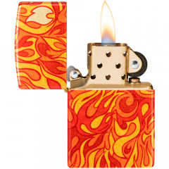 Зажигалка бензиновая Zippo Fire Zippo Design (48981) Хмільник