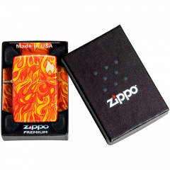 Зажигалка бензиновая Zippo Fire Zippo Design (48981) Хмільник