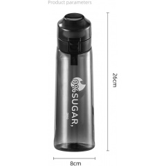 Бутылка для воды Bottle 650 мл Черный (H051405) Володарськ-Волинський