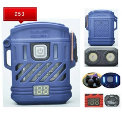 Фонарь-зажигалка Multifunctional D53-2LED Box LCD TypeC 3+1 режим 62х52х28 мм Кушугум