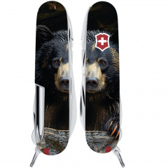 Складной нож Victorinox Fieldmaster Animal 91 мм 16 функций Черный медведь (1.4713.3_F1100pw) Вознесенськ