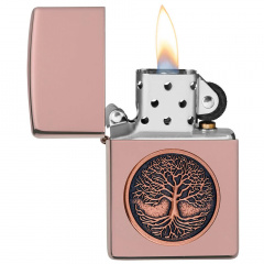 Зажигалка бензиновая Zippo Tree Of Life Emblem (49638) Королево