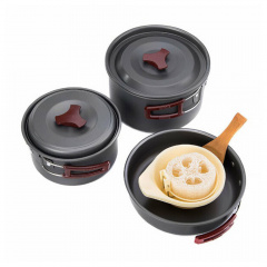 Набор посуды Naturehike 3-4 NH NH15T203-G 5 предметов Серый (2322679017) Гуляйполе