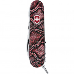 Складной нож Victorinox Huntsman Design принт Кожа питона 91 мм Разноцветный (1.3713_R2200pk) Київ