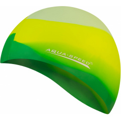 Шапочка для плавания Aqua Speed Bunt Зелено-желтый One Size (1000-113-72) Гуляйполе